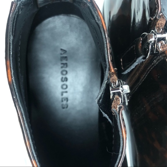 NWOT Tortoise Shell Aerosoles Spencer Booties - Picture 5 of 8